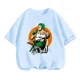 thumbnail image 3 of Camiseta de una pieza de Anime para adolescentes, camisetas de manga corta de verano, ropa para niños, camisetas de Luffy para niñas, camisetas de Sonic, 3 of 5