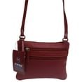 thumbnail image 5 of PURSE Cross Body Colors Solid Genuine Leather Handbag Womens Shoulder Strap Bag, 5 of 46