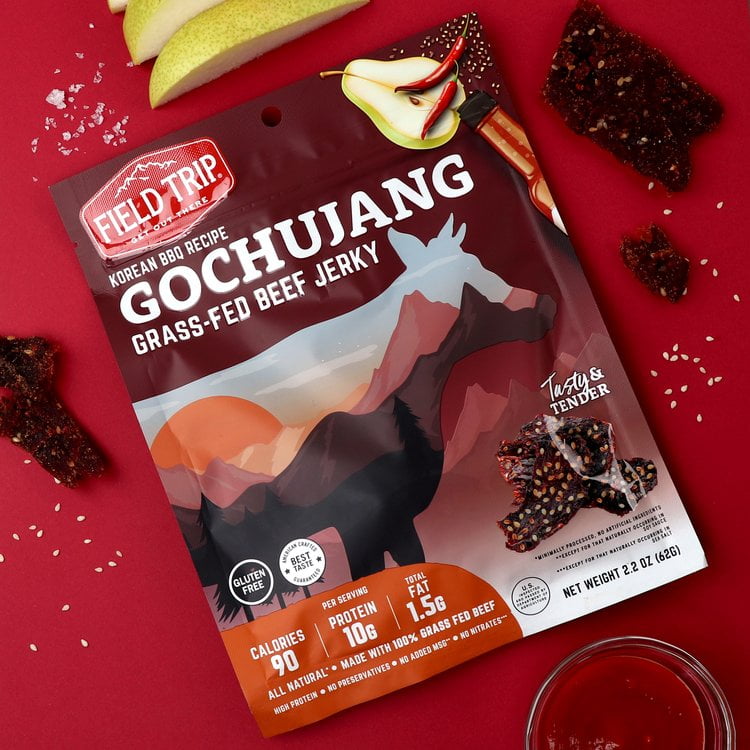 Field Trip Korean BBQ Beef Jerky (Pack of 9) 2.2 oz