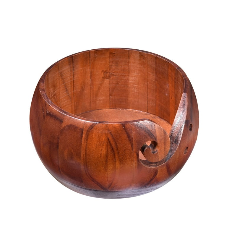 Durable Wooden Yarn Bowl 