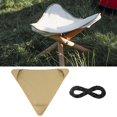 thumbnail image 5 of Guardoinrt Siège de Pêche en Toile Compact et Robuste pour Randonnée et Camping Kaki Simple 1ensemble, 5 of 5