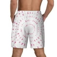 thumbnail image 4 of Daiia Breast Cancer Awareness (4) Mens Swim Trunks Swim Shorts Quick Dry Swim Shorts with Mesh Lining Pockets-Small, 4 of 9