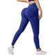 thumbnail image 2 of Pantalones de yoga para mujer, ajustados, de cintura alta, con realce de cadera, a rayas, con rosca, para uso externo., 2 of 7