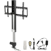 KFFKFF Motorized TV Lift Stroke Length 28 inches Motorized TV Mount Fit for Max.50 Inch TV Lift with Remote Control Height Adjustable 38-65 inch,Load Capacity 132 lbs