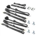 thumbnail image 1 of Standard 3 Point Charcoal Retractable Bench Seat Belt Kit with Bracketry & 3 Belts for 1971-1973 Ford Mustang, 1 of 1