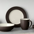 thumbnail image 2 of Noritake  Colorwave Set Of 4 Rim Salad Plates, 8-1/4" Chocolate, 2 of 5