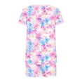 thumbnail image 5 of BLTIBY 2 Piece Sets for Women Summer Casual Cap Sleeve Lounge Matching Shorts Sets Printed Travel Vacation Outfits Pink S, 5 of 5