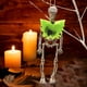 thumbnail image 1 of Colgante de esqueleto de Halloween verde, colgante de esqueleto humano, 1 of 7