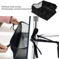thumbnail image 4 of Luniquz Wheelchair Underneath Bag 600D Oxford Cloth Movable Under Seat Basket for Rollator Walker Black, 4 of 5