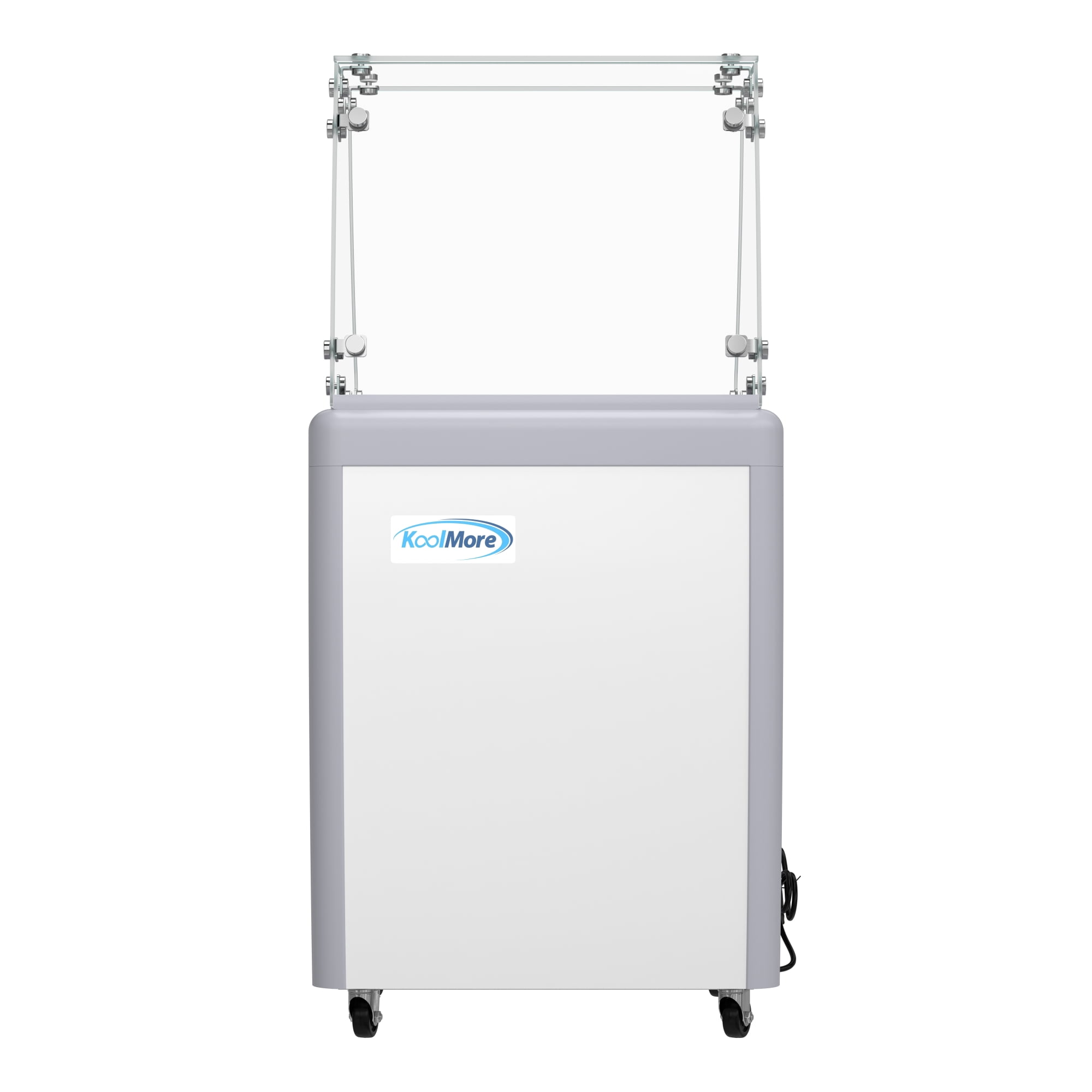 26 in. Gelato Dipping Cabinet Display Freezer with Sliding Glass Door and Sneeze Guard, 6 cu. ft. KM-GDC-26SD-FG