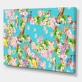 thumbnail image 3 of Designart ' Little Birds Sitting On Spring Flow Tree ' Traditional Canvas Wall Art Print, 3 of 4
