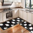 thumbnail image 3 of Kitchen Rugs Sets Of 2,Halloween Cute Ghosts Pattern Anti Fatigue Kitchen Mat Rugs Non Slip Washable,Decorative Kitchen Floor Mats for Kitchen,Sink,Laundry,17"x47"+17"x47", 3 of 5