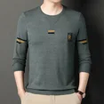 thumbnail image 3 of Sudaderas Slim Fit Tight Tendencias de moda 2024 Hombre Jerseys Capa base Camiseta para hombres Citas Diseñador Casual Venta Ropa Tee, 3 of 5