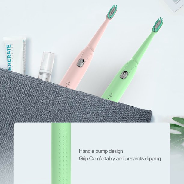 Cepillo Dental Eléctrico S802 con Tecnología Ultrasónica, 5 Modos Ajustables, Cerdas de Alta Calidad, Carga USB, Color Rosa, Diseño Inteligente para Limpieza Profunda y Suave, Ideal para Dientes