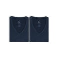 thumbnail image 1 of Men's V-Neck Undershirts in Bamboo Viscose - 2 Pack Shirt for Him by Texere, 1 of 4