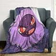 thumbnail image 4 of Pokemon Gengar Throw Blanket Cute Flannel for Boys Girls Men Women, 4 of 7