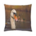 thumbnail image 2 of Ahgly Company Animals Swan Indoor Throw Pillow, 18 inch by 18 inch, 2 of 6