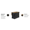thumbnail image 5 of Homestyles Monarch Wood Kitchen Island in Black, 5 of 6