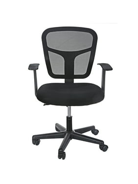 360° Rotation Manager Chair Office Chair with Swivel & Arms Breathable Mesh Chair Black