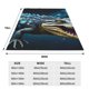 thumbnail image 3 of Balery Starry Sky Colorful Crocodile Manta de Felpa Suave y Acogedora – Cobija de Franela Aterciopelada para Cama, Lavable y Cálida para Sofá, Mascotas, Transpirable-40"x30", 3 of 7