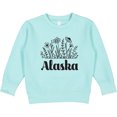 thumbnail image 2 of Inktastic Alaska Flowered Toddler Sweatshirt, 2 of 4