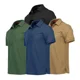 thumbnail image 2 of Playera Deportiva Licra Con Spandex Lisa Táctica Solapa Polo, 2 of 6