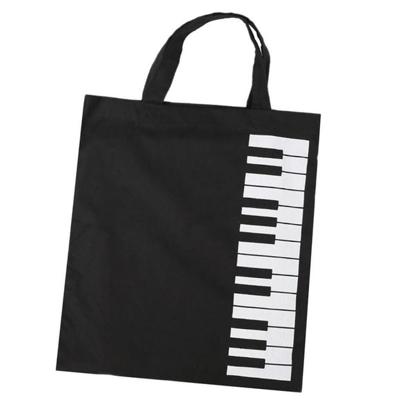 Bolso Musical Shamjiam de Hombro Negro Teclas de Piano