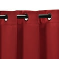 thumbnail image 2 of Superior Solid Blackout Curtain Set of 8, 52" x 108", Sangria, 2 of 10