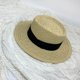 thumbnail image 1 of Sombrero de copa plana francés tejido a mano para verano, gran alero, cinturón de tres pliegues, sombrilla, sombrero de copa, sombrero de paja cóncavo para mujer, 1 of 6