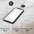 thumbnail image 5 of Under Pillow Speakers for Sleeping Bluetooth, Bone Conduction Technology, 3D White Noise Generator, TF Card MP3 Player 30/60/90min Timed Shutdown (White), 5 of 10