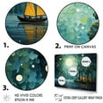 thumbnail image 3 of Designart "Whimsical Pirate Ship Tales In The Moonlight" Pirate Floater Framed Wall Art Prints, 3 of 5