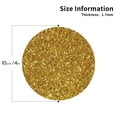 thumbnail image 3 of Disketp Gold Glitter Funny Coasters,6 Pcs Leather Coasters With Holder, Perfect Housewarming Hostess Gifts,Protect Furniture From Water Marks Scratch And Damage, 3 of 9