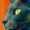 Cat, variant on Realistic Russian Blue Cat Canvas Print Wall Art, Lifelike Pet Art for Living Room Bedroom Study Bar Office
