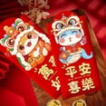 thumbnail image 3 of 6Pcs/4Pcs Redness Envelopes For Traditional Spring Festival Cartoon 2025 Snake Year Money Packets Hongbao For New Year, 3 of 8