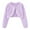 Purple, variant on XuJwPNcy Children Girl's Cardigan Sweater Fall Solid Cover up Cropped Tops Long Sleeve Button Open Front