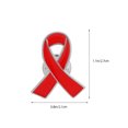 thumbnail image 2 of WORGEOUS 25pcs Red Ribbon Awareness Brooch Pins for Health Prevention Charity Events Decorative Women Brooches Badge for Jackets Hats Backpacks, 2 of 8