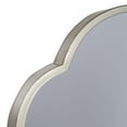thumbnail image 4 of Elise Silver Metal Arched Oval Modern Wall Mirror, 4 of 6