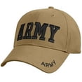 thumbnail image 2 of Rothco 16787 Deluxe Army Embroidered Low Profile Insignia Cap, Coyote Brown, 2 of 2