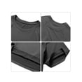 thumbnail image 5 of Deago Men's Workout Slim Fit T Shirts Short Sleeve Gym Bodybuilding Muscle Shirt Athletic Fitness Tee Tops (Gray, S), 5 of 7