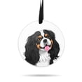 thumbnail image 1 of WIRESTER Large 3 inch Acrylic Ready to Hang Ornament, Hanging Ornaments for Christmas Tree Holidays Party Home Office Xmas Tree Decoration Gift - Tricolor Cavalier King Charles Spaniel Dog, 1 of 7
