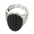 thumbnail image 2 of 925 Sterling Silver Black Spinel Ring, 2 of 3