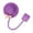 Purple, variant on ROZYARD Hat Shape Silicone Straw Covers Caps Dustproof Drinking Straw Caps Plug