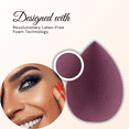 thumbnail image 5 of Nebula Glitz 4 Pcs Makeup Sponge Set | Blender Sponges  for Liquid, Cream, and Powder, Multi-colored Makeup Sponge (Purple), 5 of 7