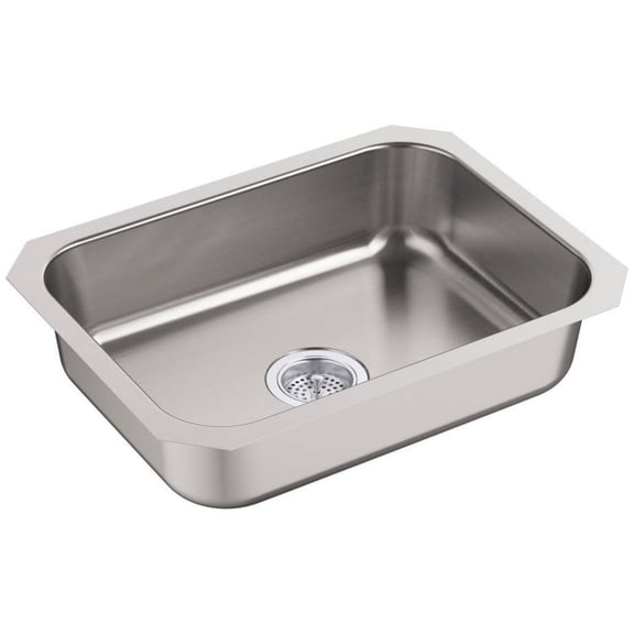 Sterling 24738 Mcallister 24" Single Basin 18 Gauge Undermount Kitchen Sink - Stainless