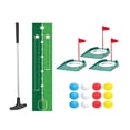 thumbnail image 3 of Juego de golf para niños, tapete de putting, juego portátil, regalo para golfistas, entrenamiento de golf con pelotas para el patio trasero, familia,, 3 of 8