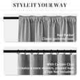 thumbnail image 5 of TOPICK Light Gray Room Darkening Curtains for Bedroom Thermal Insulated Drapes for Living Room Home Office Rod Pocket Curtains Set of 2 Panels Each 30"W x 63"L, 5 of 10