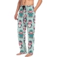 thumbnail image 5 of GZHJMY Penguin Pajama Pants for Men, Lounge Pants Lightweight Men Pajama Bottoms with Drawstring Pockets, Christmas New Year Birthday Gifts, Small, 5 of 6