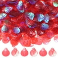 thumbnail image 1 of Lot de 600 Sequins de Coquillage, Forme de Coquillage Sequins Amples avec 2 Trous, Flocons de Coquillage [Rouge], 1 of 2
