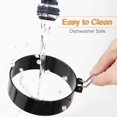 thumbnail image 4 of A-XINTONG 2PCS Nonstick Stainless Steel Fried Egg Shaper Pancake Mold Kitchen Utensil for Creative Breakfast Frying Egg Ring Omelette Mold Cooking Tools Kitchen Accessories Gadget, 4 of 7