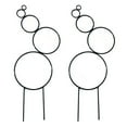 thumbnail image 1 of 2Pcs Climbing Frame Metal Turtle Planter Bracket Easy Install Garden Climbing Frame for Beautiful Healthy Plants Black One Size, 1 of 12